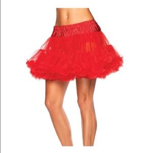 Red Tulle Petticoat